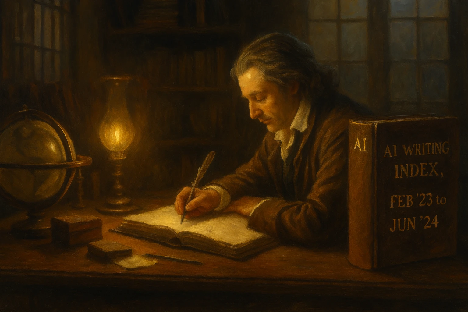 AI Writing Index, Feb '23 to Jun '24