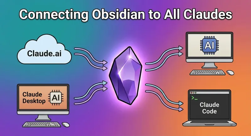 Obsidian connected to all Claude surfaces