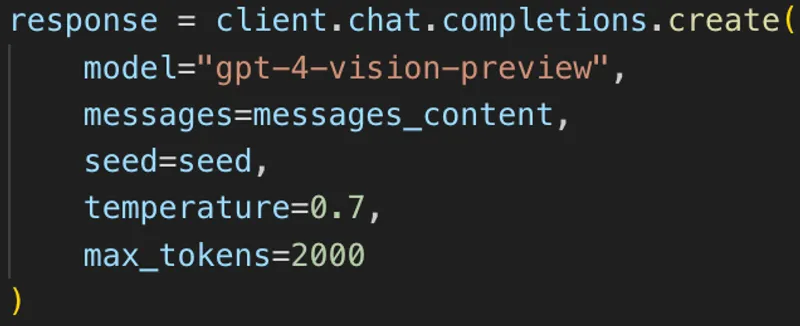 Python code for OpenAI API calls
