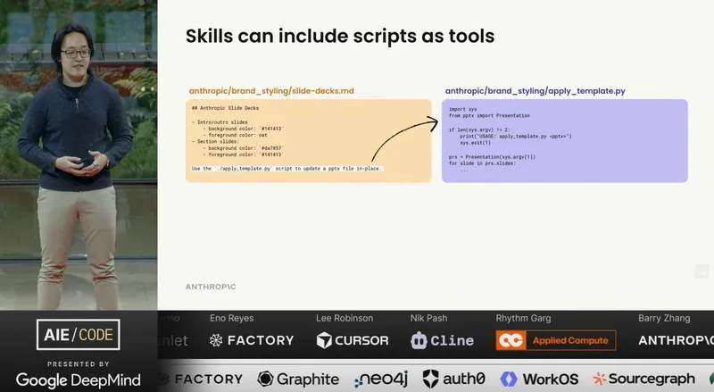 Skills can include scripts