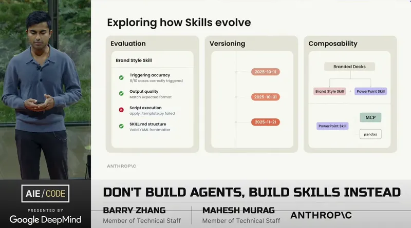 Skills evolution