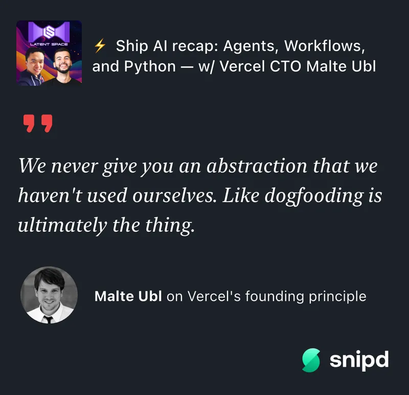 Dogfooding Abstractions