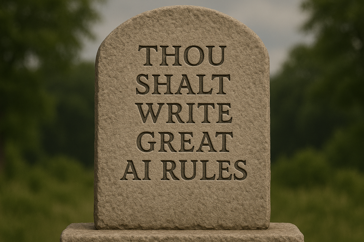 Great Rules In, Great Results Out